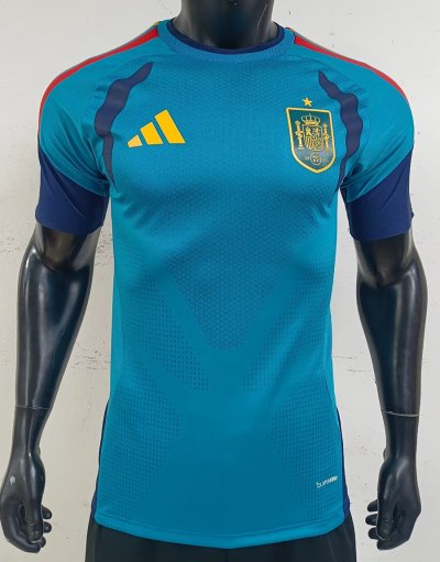 2026 Spain blue training shirt player version S-XXL
